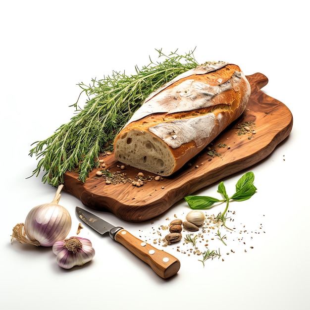 Talarki domowego chleba ziołowego